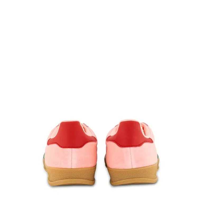 adidas Gazelle Indoor W - Court Green/Glow Pink/Gum 3 - JI2713