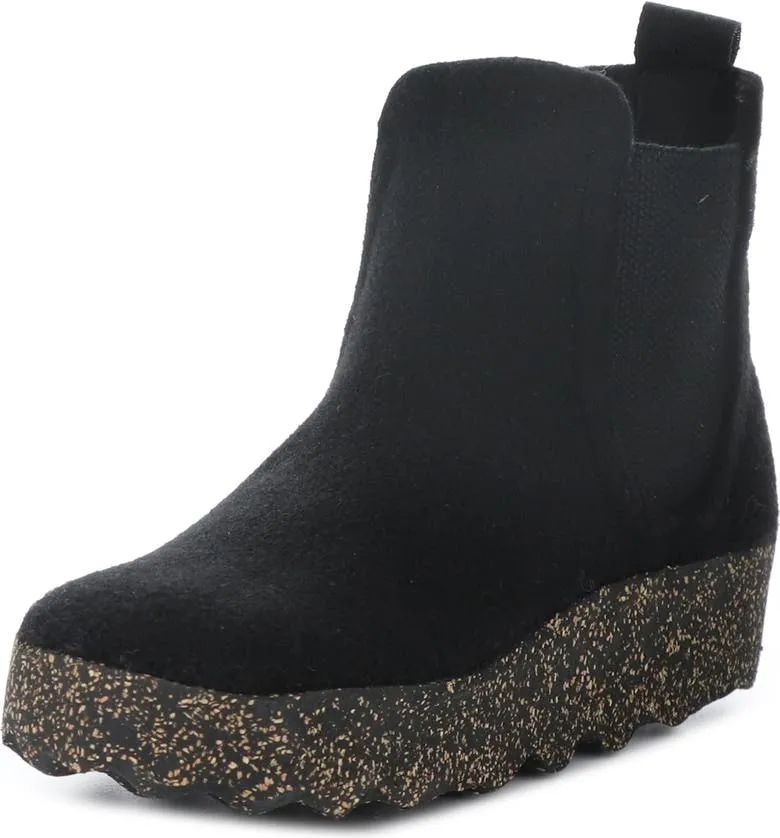 Asportuguesas Men's CAIA Chelsea Ankle Boot Slippers - Black