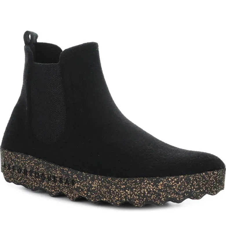Asportuguesas Men's CAIA Chelsea Ankle Boot Slippers - Black