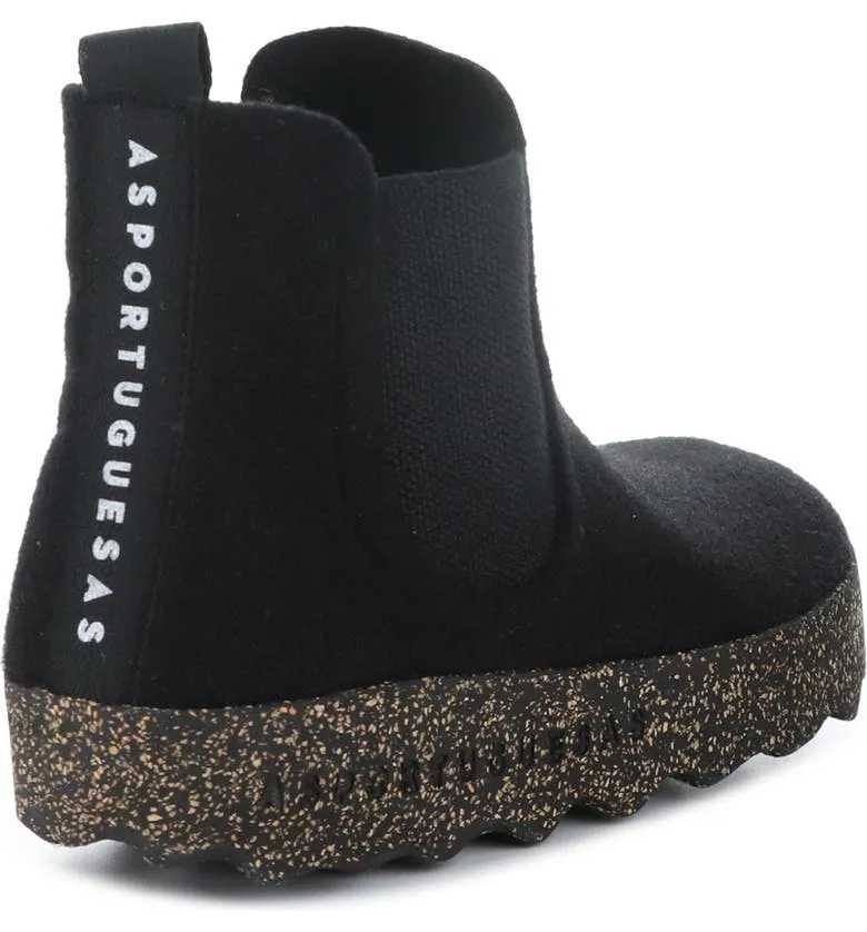Asportuguesas Men's CAIA Chelsea Ankle Boot Slippers - Black
