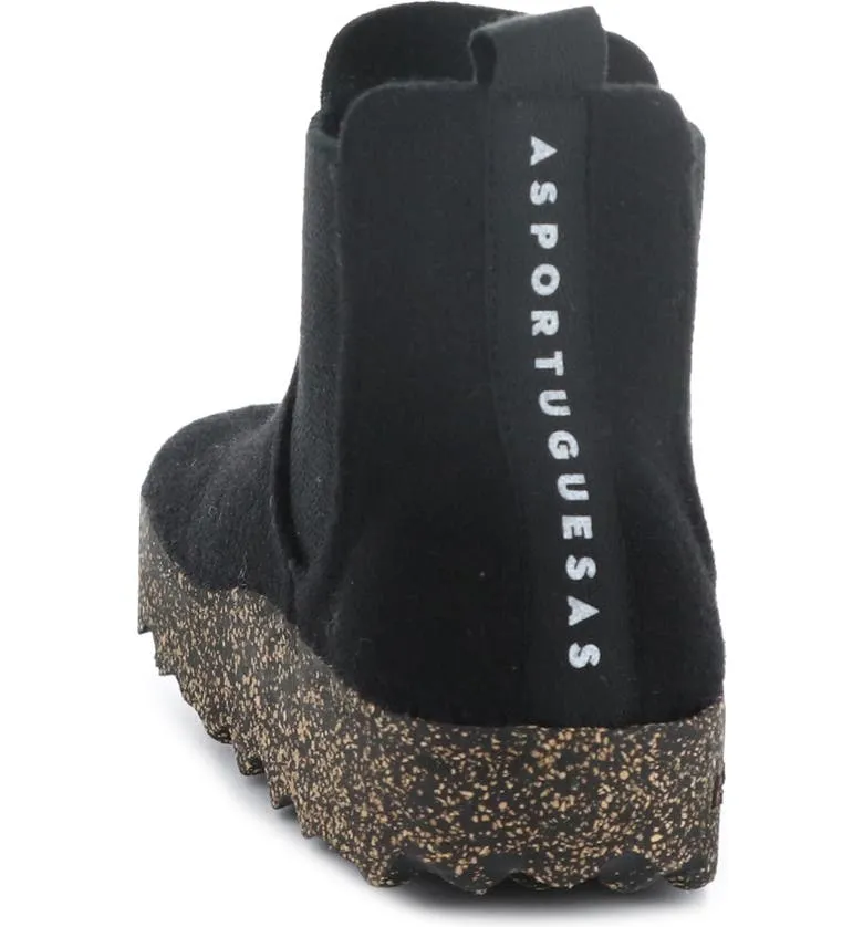Asportuguesas Men's CAIA Chelsea Ankle Boot Slippers - Black