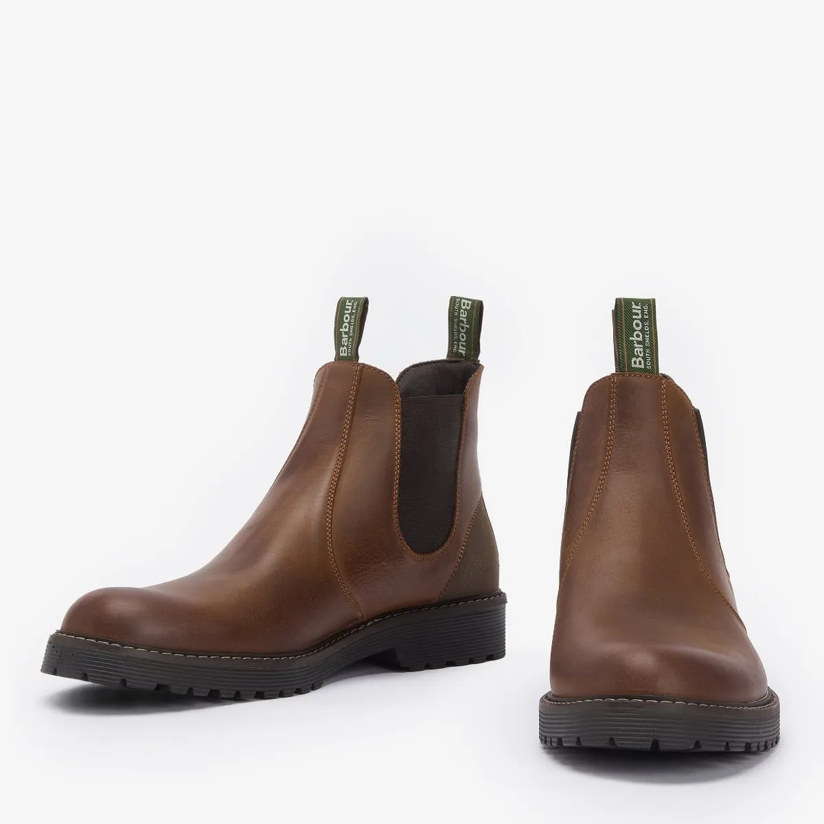 Barbour Patton Men's Chelsea Boots | Teak