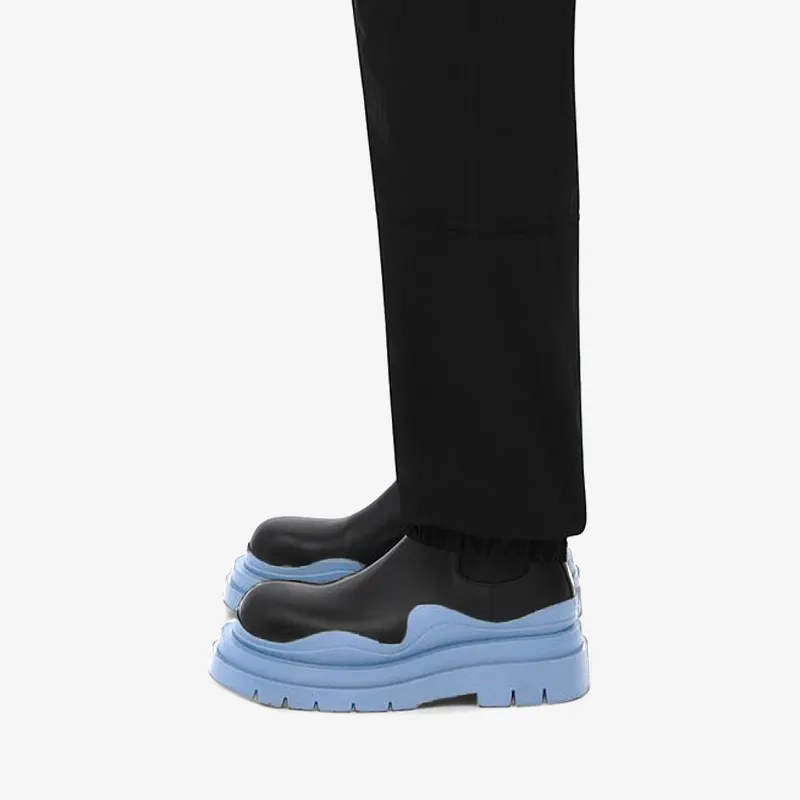 Blue/Black Chelsea Boots