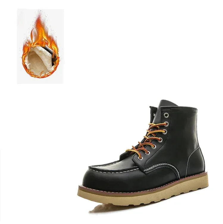 Boots: Genuine Leather Boots. Spring thru Winter. Casual / Work Boot. Round / Square Toe. Various colors
