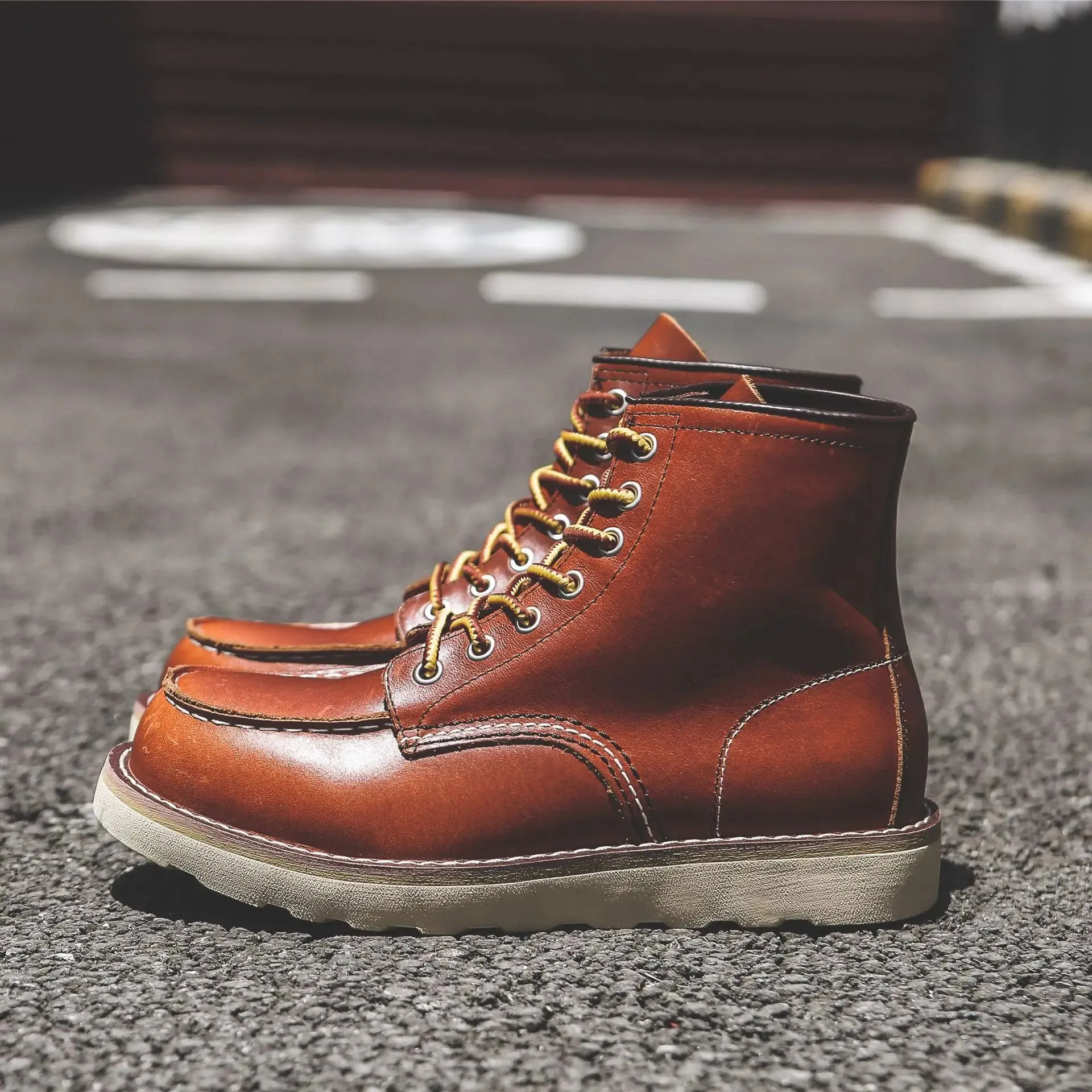 Boots: Genuine Leather Boots. Spring thru Winter. Casual / Work Boot. Round / Square Toe. Various colors
