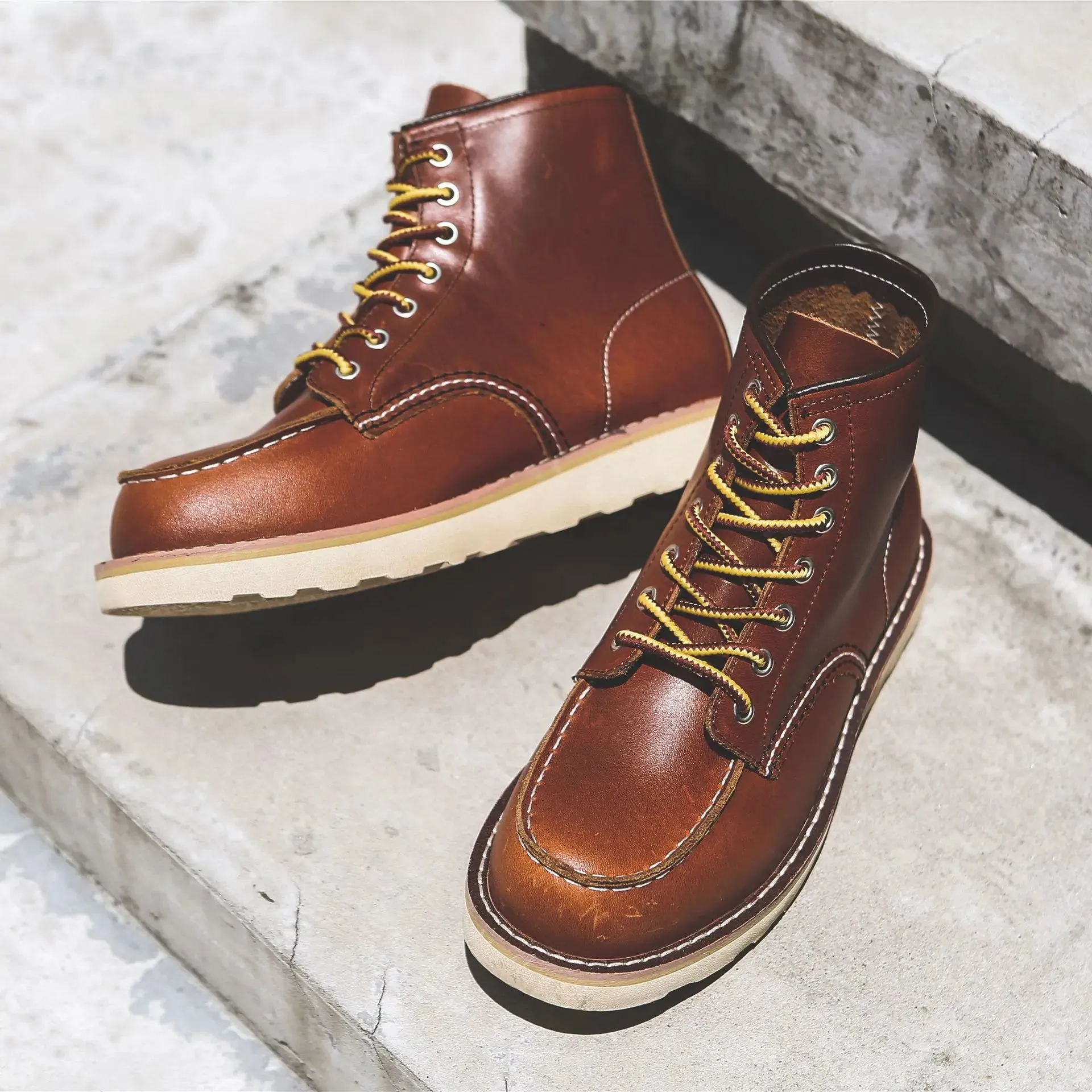 Boots: Genuine Leather Boots. Spring thru Winter. Casual / Work Boot. Round / Square Toe. Various colors