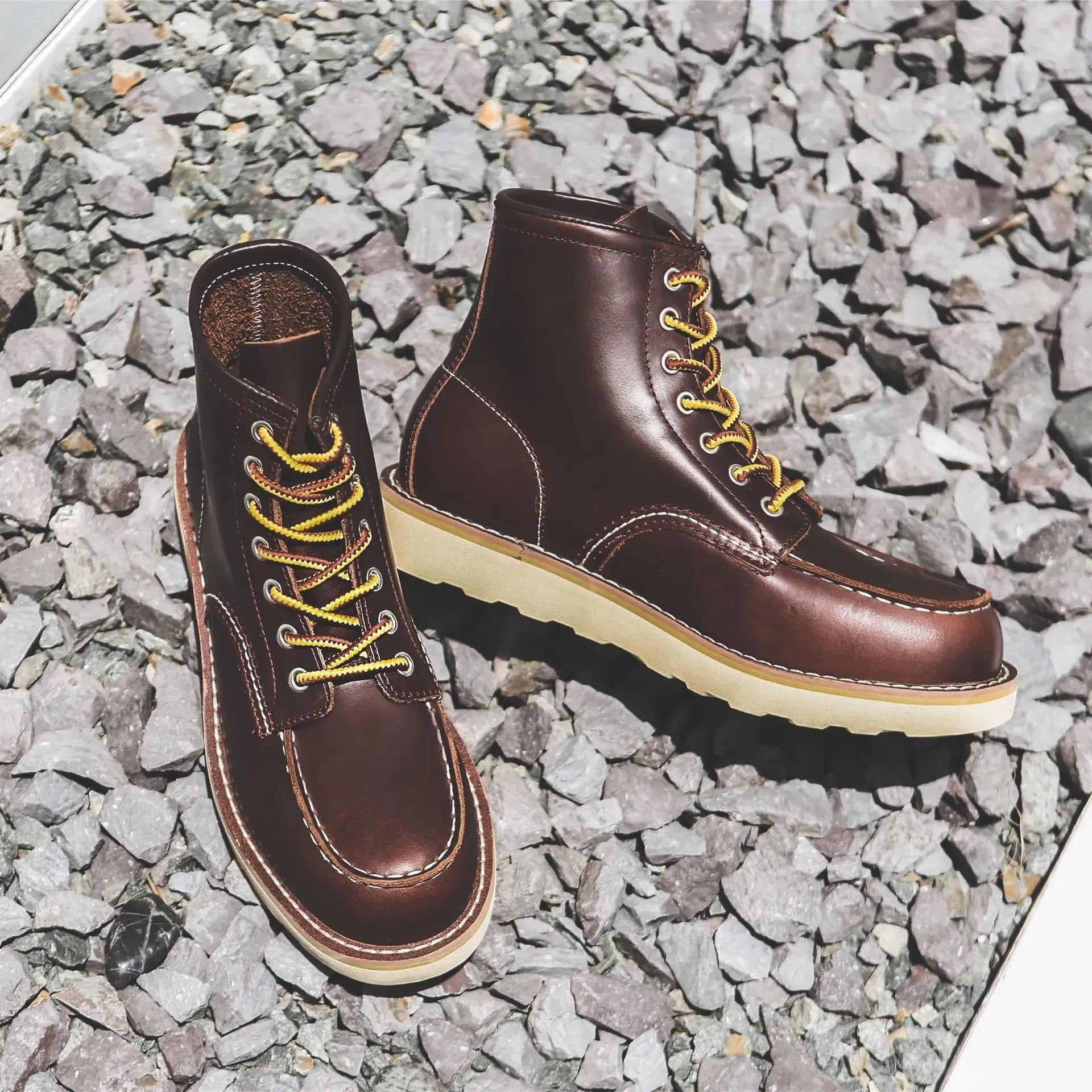Boots: Genuine Leather Boots. Spring thru Winter. Casual / Work Boot. Round / Square Toe. Various colors