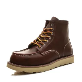 Boots: Genuine Leather Boots. Spring thru Winter. Casual / Work Boot. Round / Square Toe. Various colors