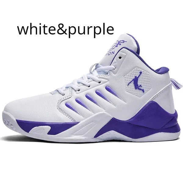Brand Men&#39;s Non-Slip Basketball Shoes Breathable Sports Shoes Comfortable Gym Training Athletic Shoes Boys Basketball Sneakers