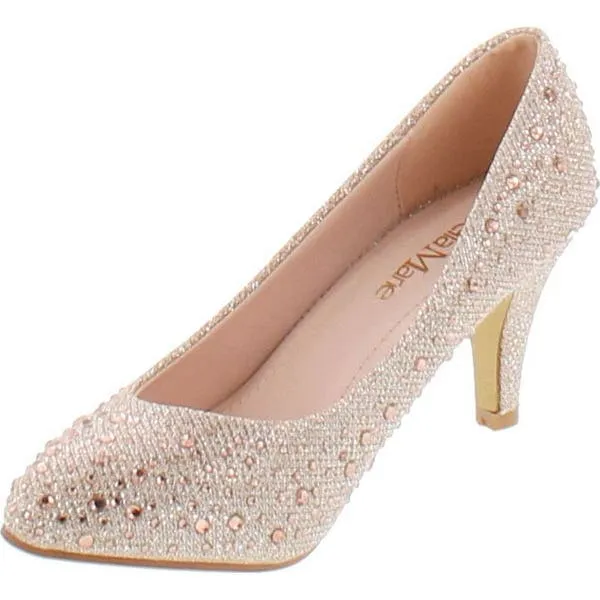 Champagne Low Heels