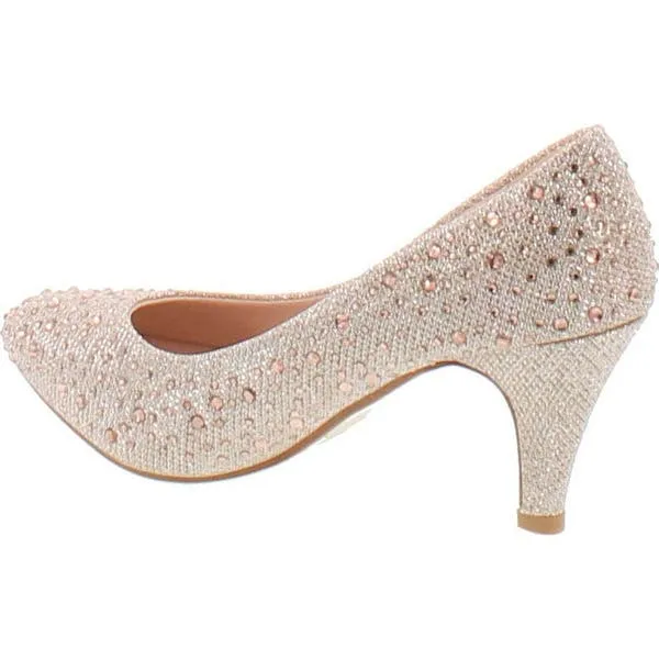 Champagne Low Heels