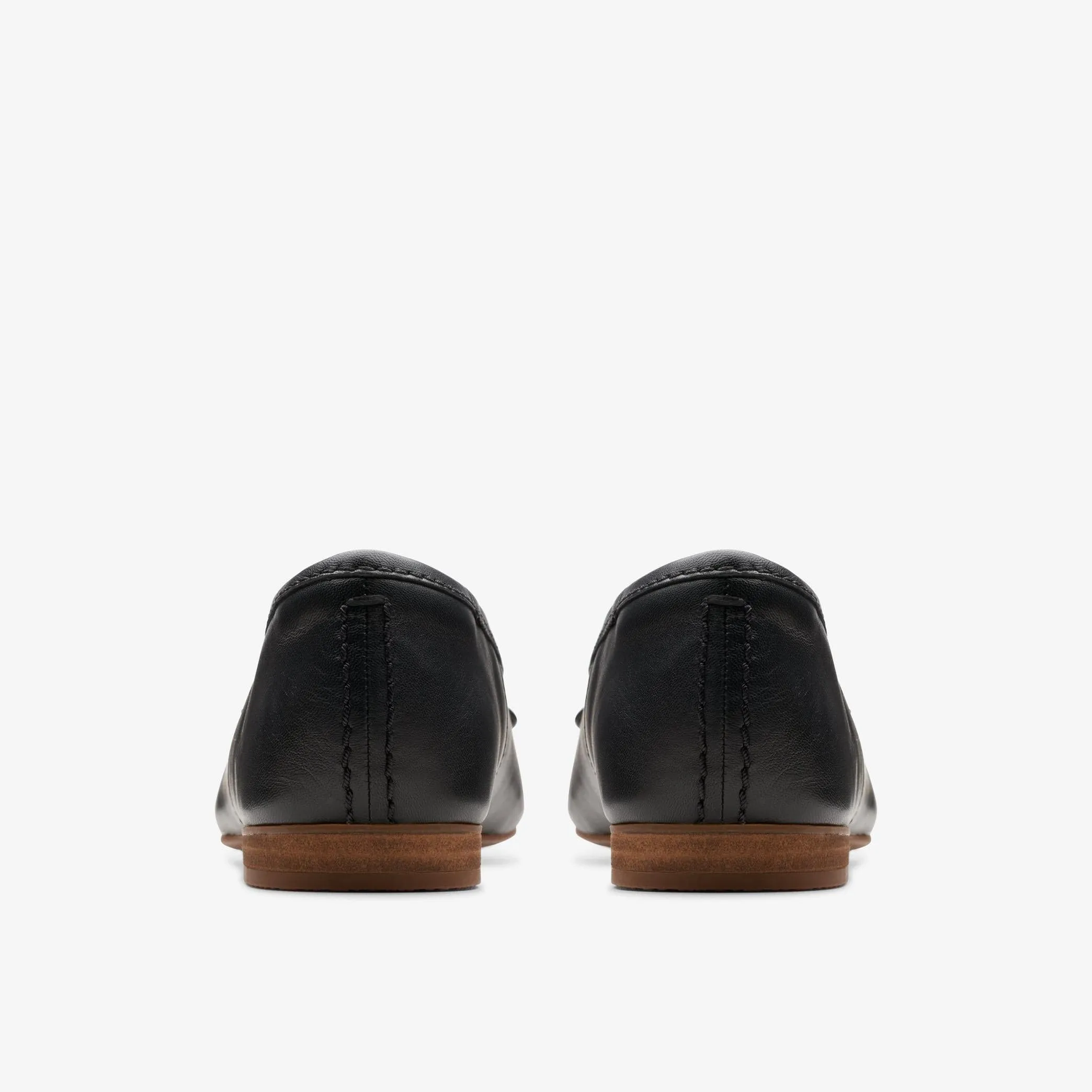Clarks Women's Fawna Lily Flats- Black Leather
