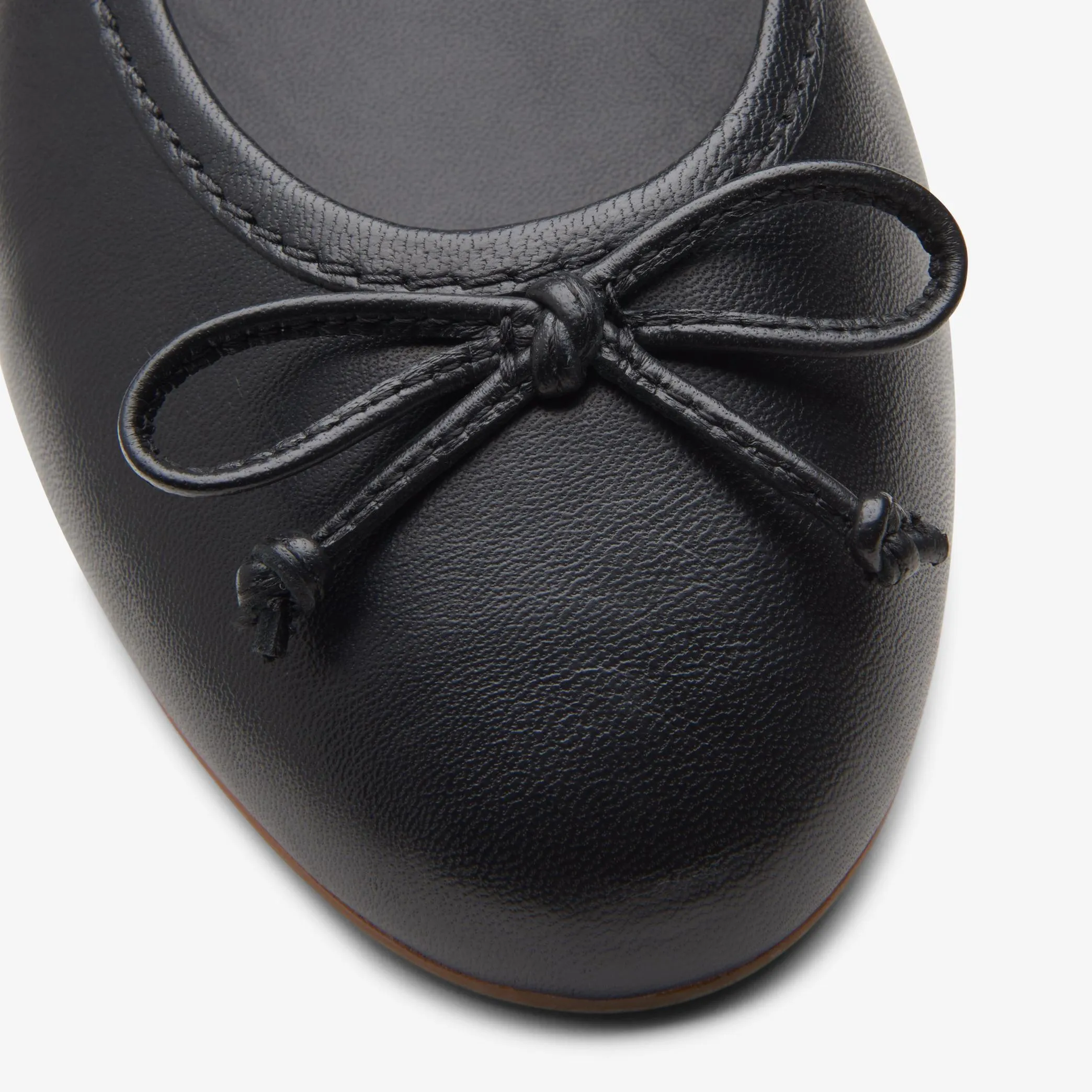 Clarks Women's Fawna Lily Flats- Black Leather