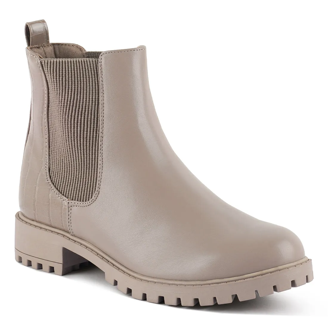 Croc Chelsea Boots