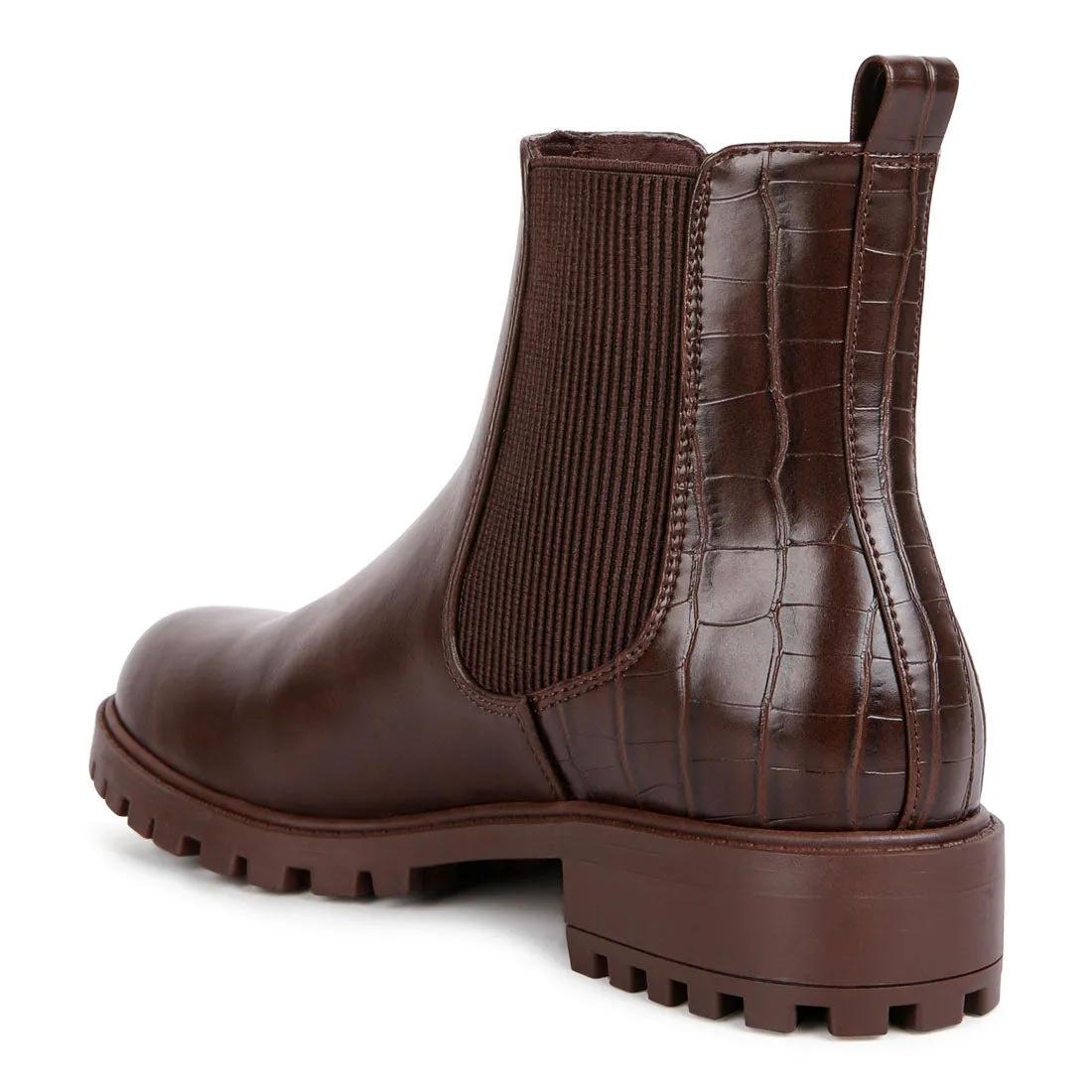 Croc Chelsea Boots