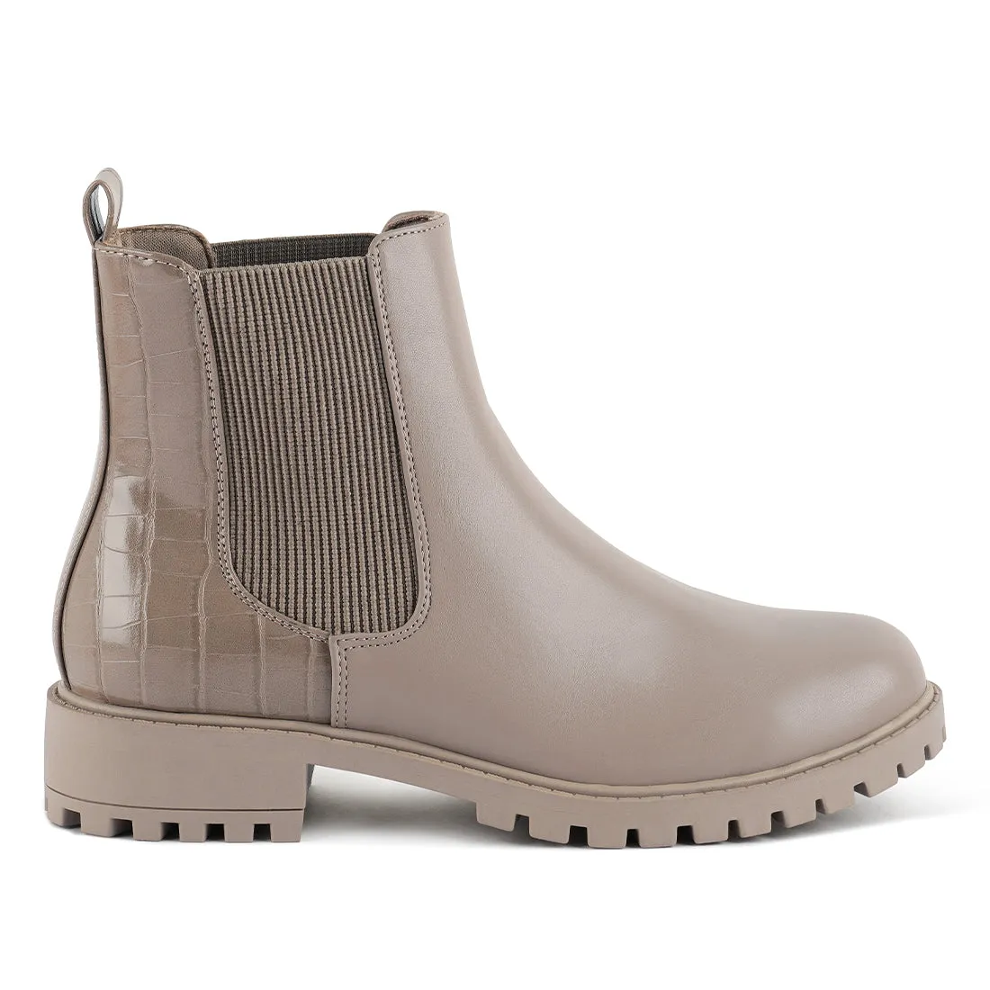 Croc Chelsea Boots