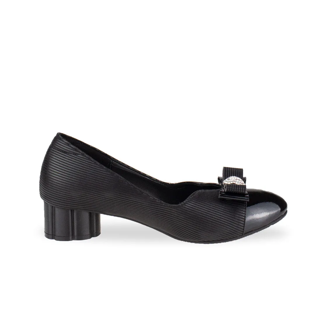 Diamond Rhinestone Low Heel Pumps 1.5"inch [Office Wear Series][ODD SIZES LEFT]