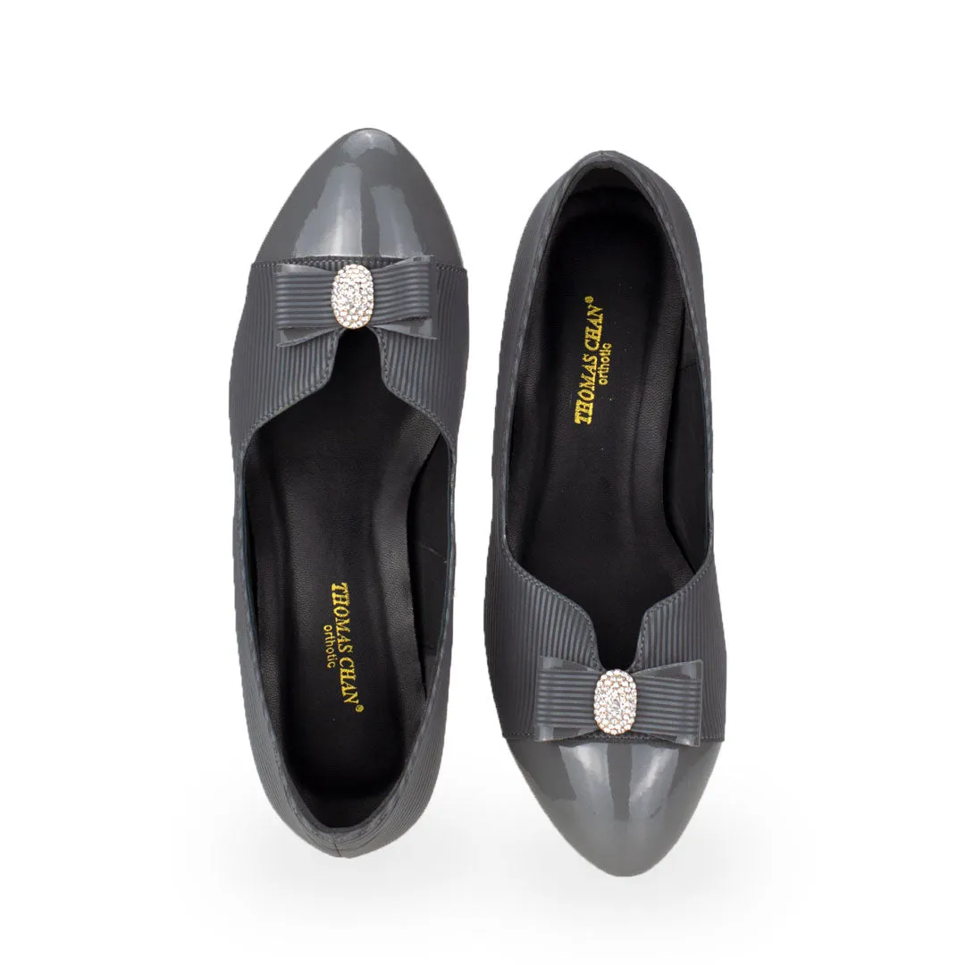 Diamond Rhinestone Low Heel Pumps 1.5"inch [Office Wear Series][ODD SIZES LEFT]
