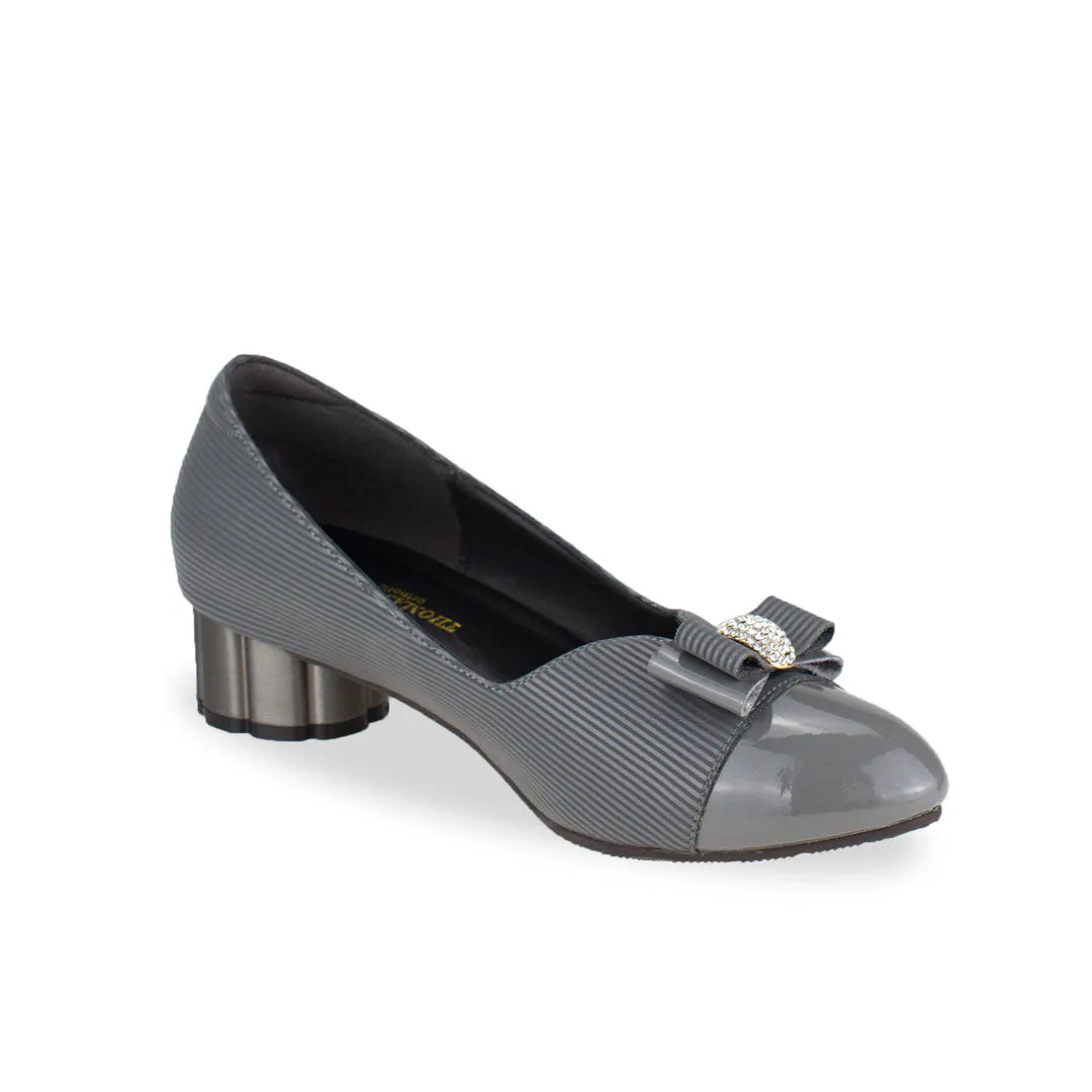 Diamond Rhinestone Low Heel Pumps 1.5"inch [Office Wear Series][ODD SIZES LEFT]