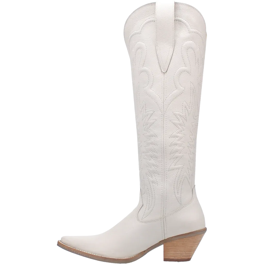 Dingo Women's Raisin Kane Western Boot in White