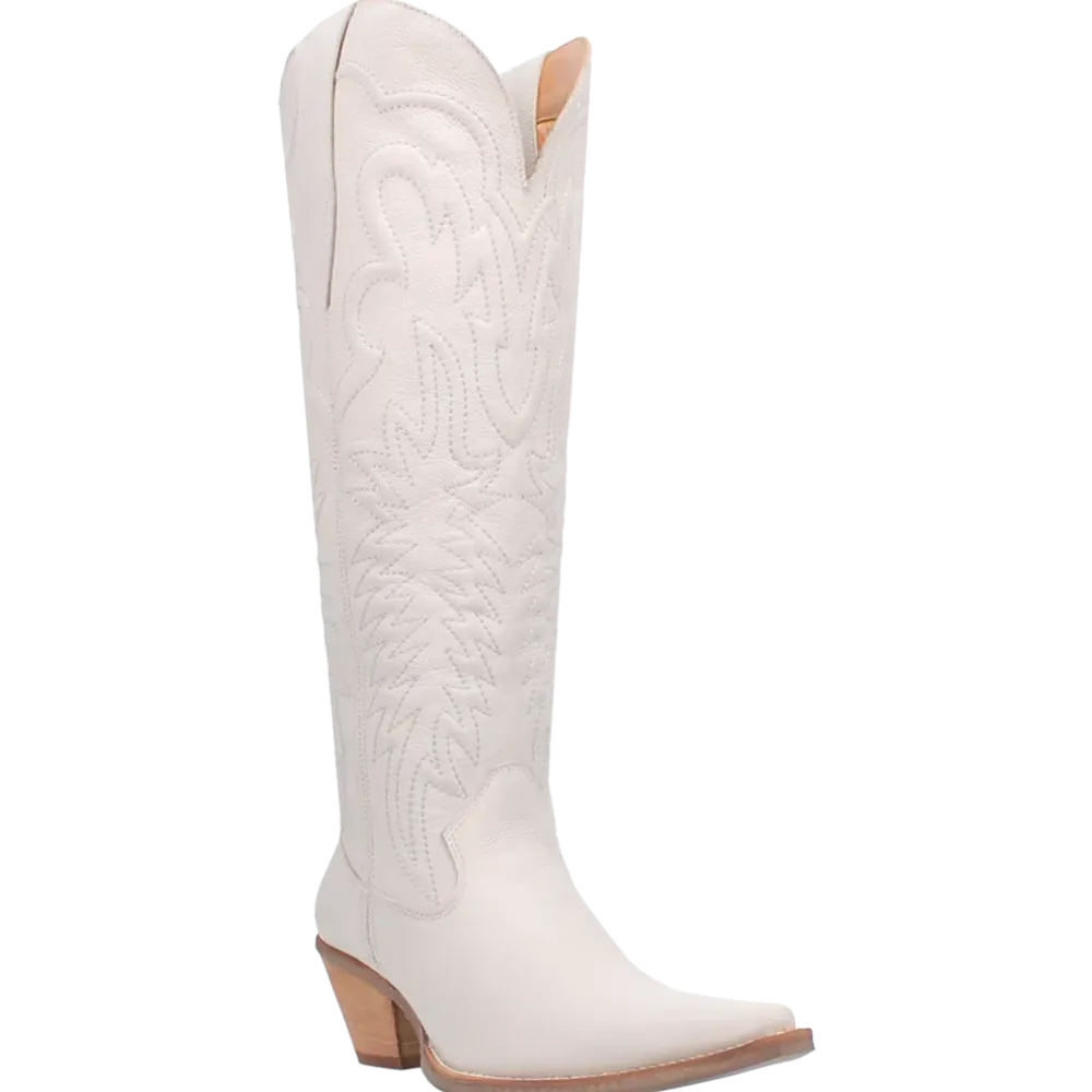 Dingo Women's Raisin Kane Western Boot in White