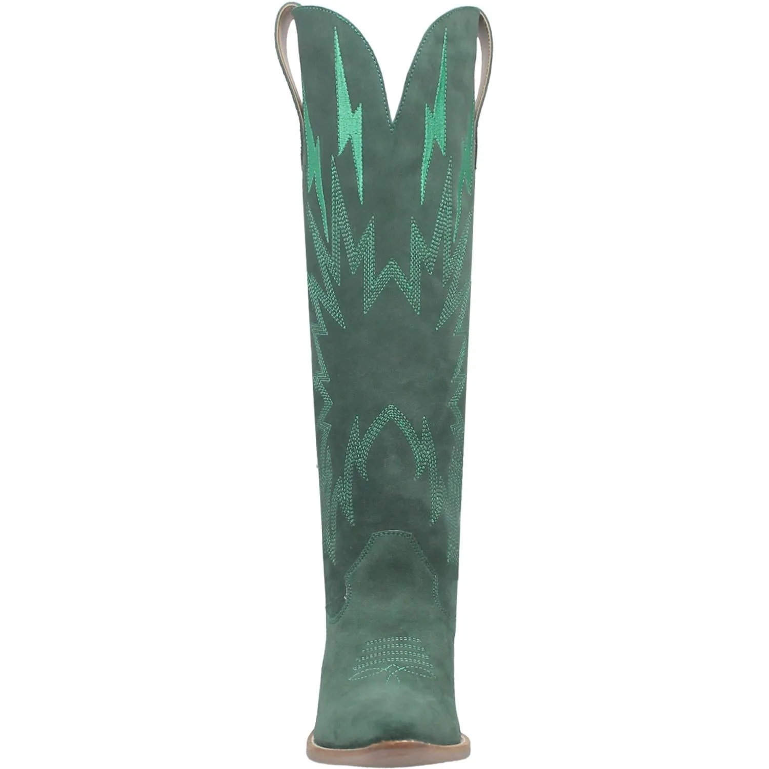 Dingo Women's Thunder Road Suede Boot in Green