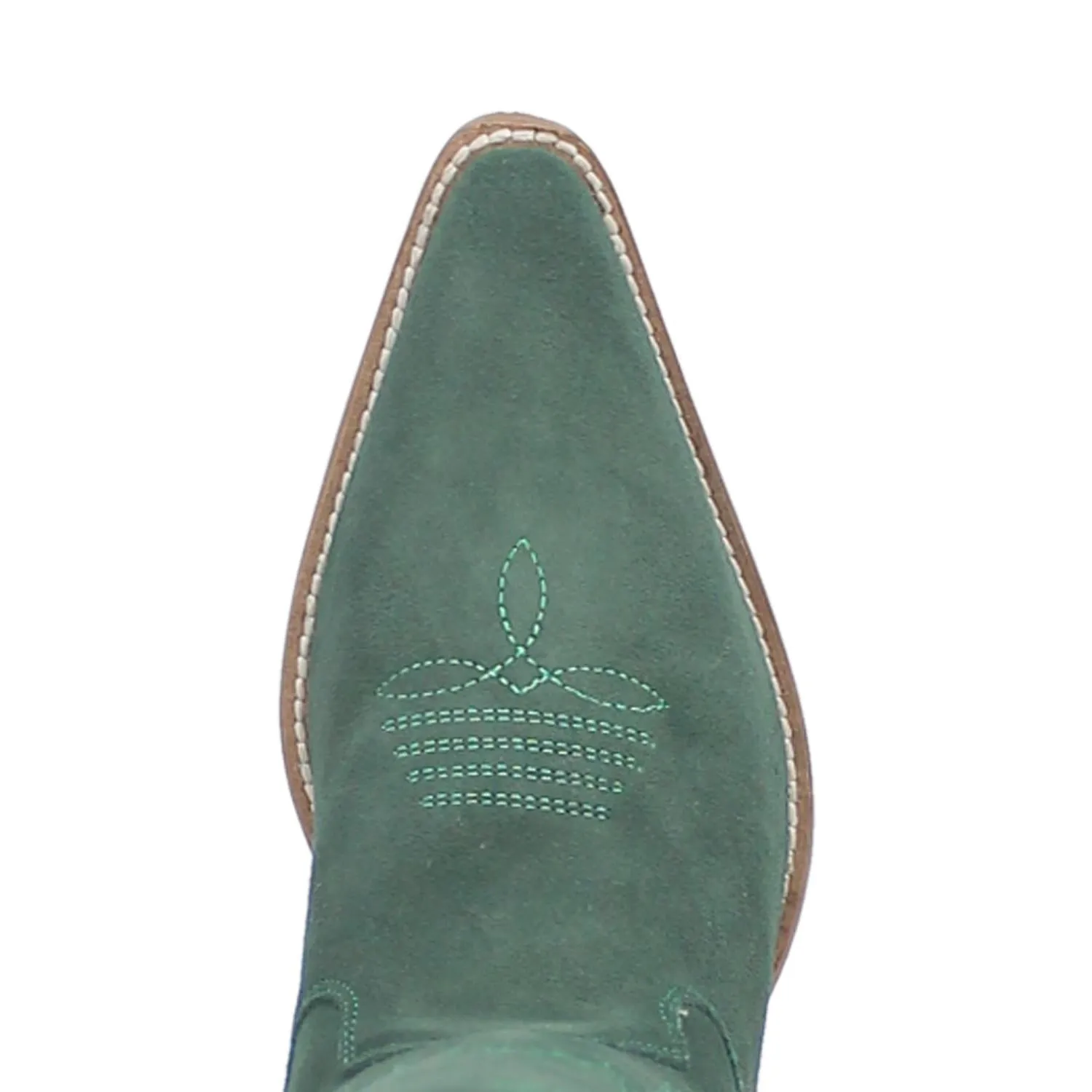 Dingo Women's Thunder Road Suede Boot in Green
