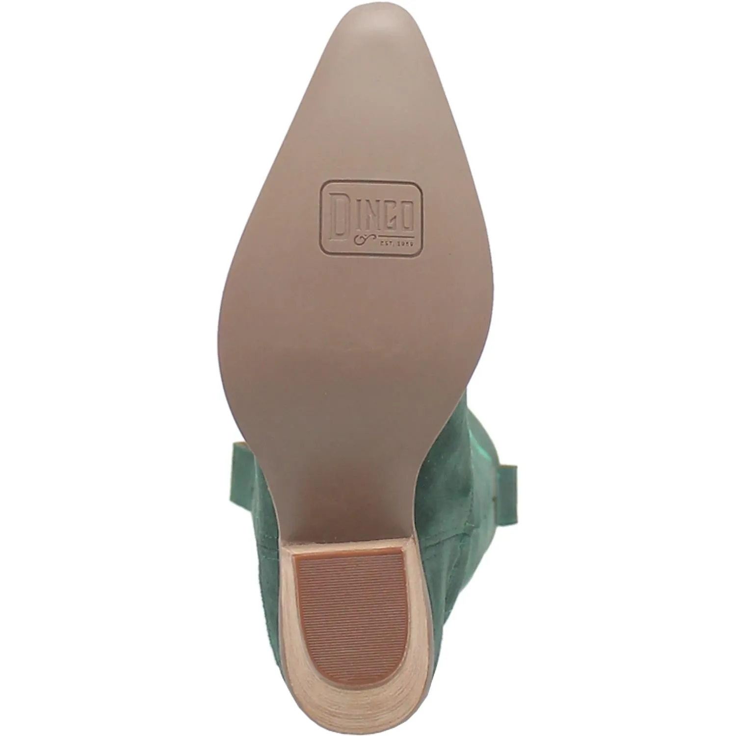 Dingo Women's Thunder Road Suede Boot in Green