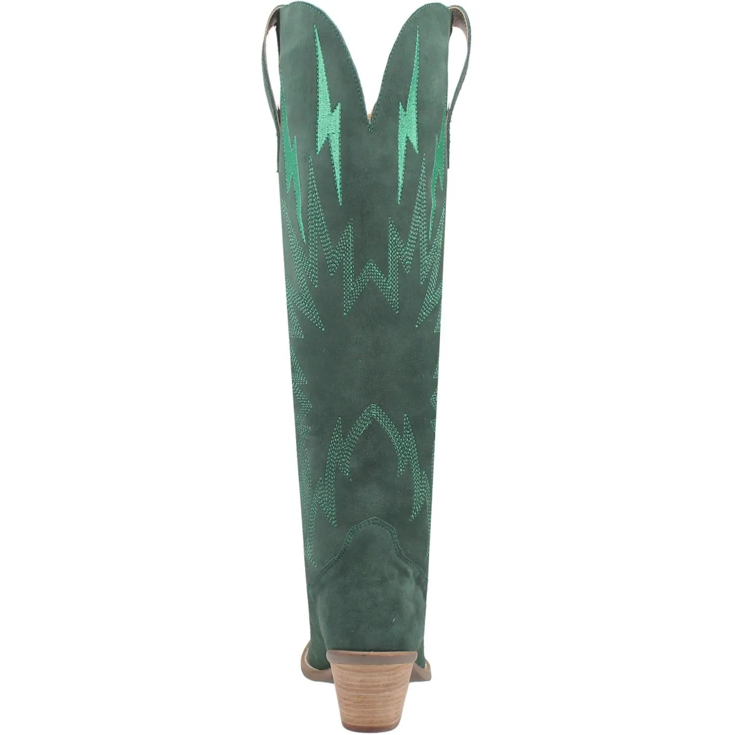 Dingo Women's Thunder Road Suede Boot in Green