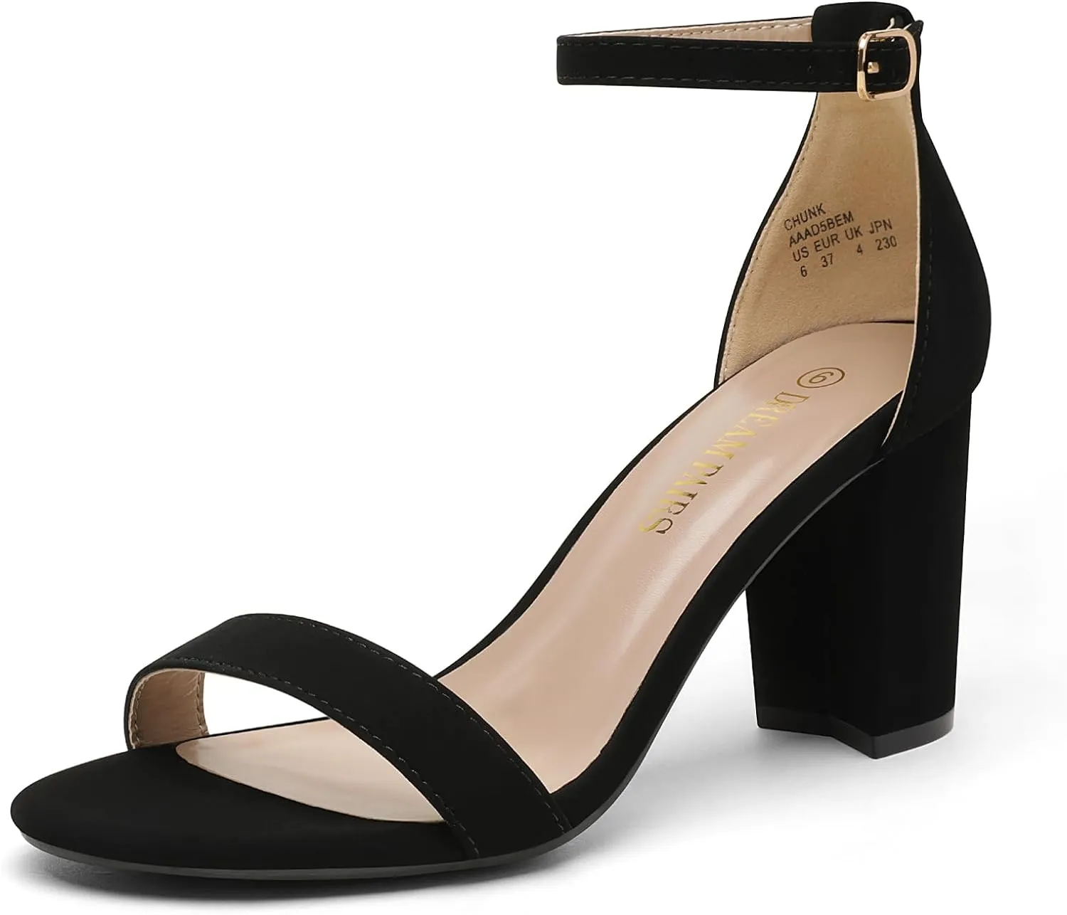 EM Women's Chunk Low Heel Pump