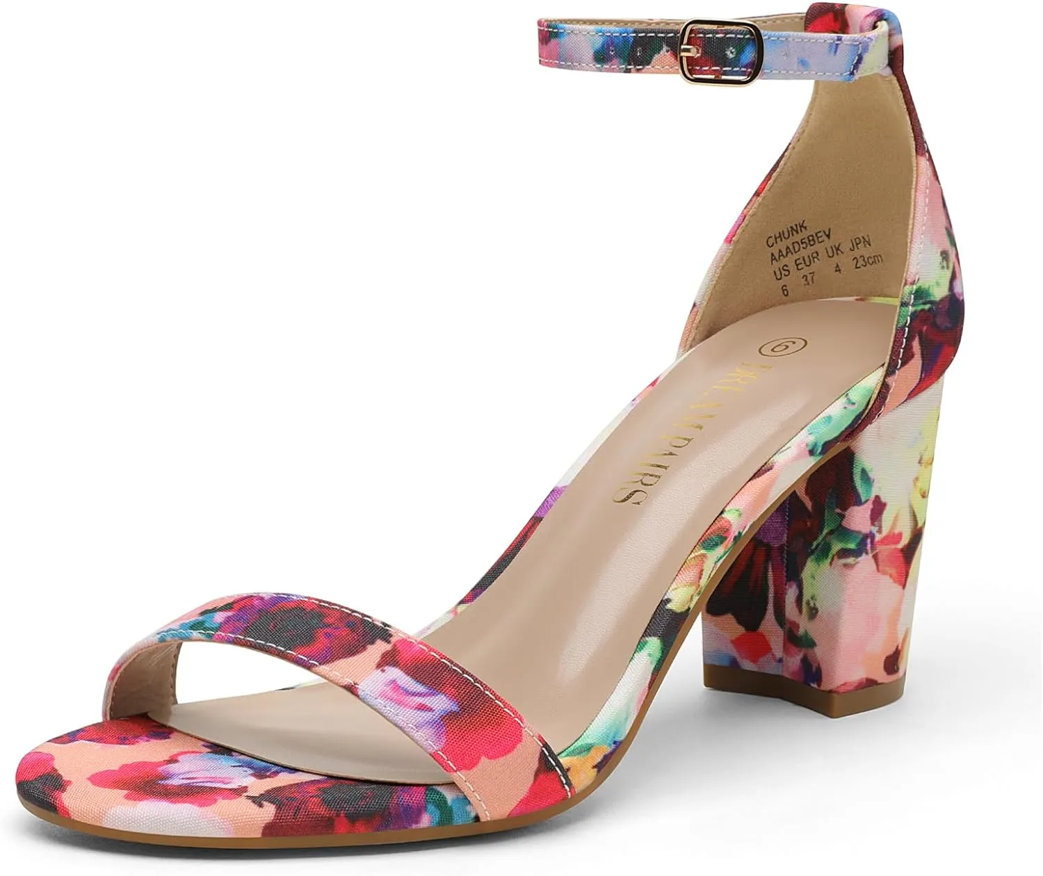 EM Women's Chunk Low Heel Pump