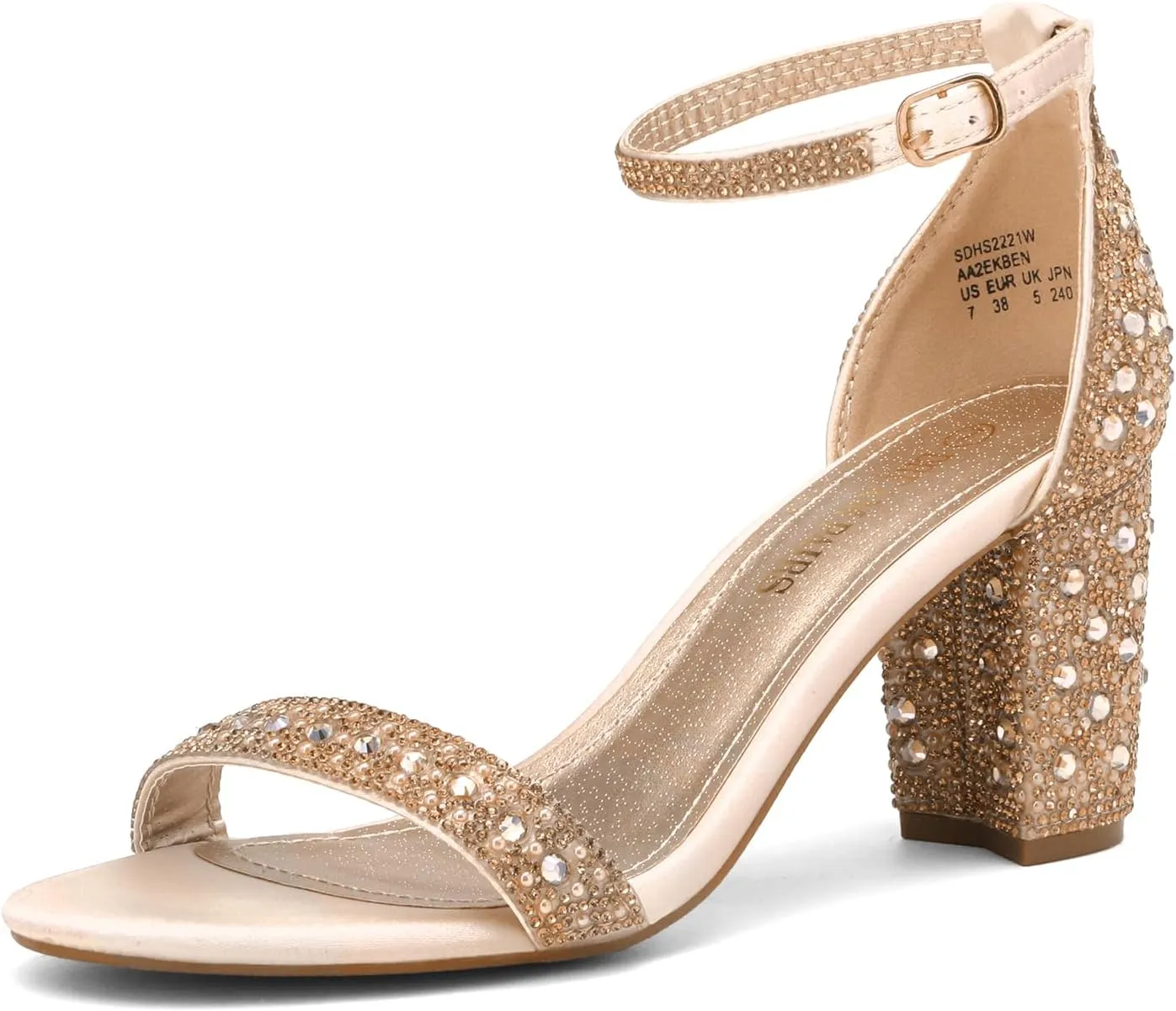 EM Women's Chunk Low Heel Pump