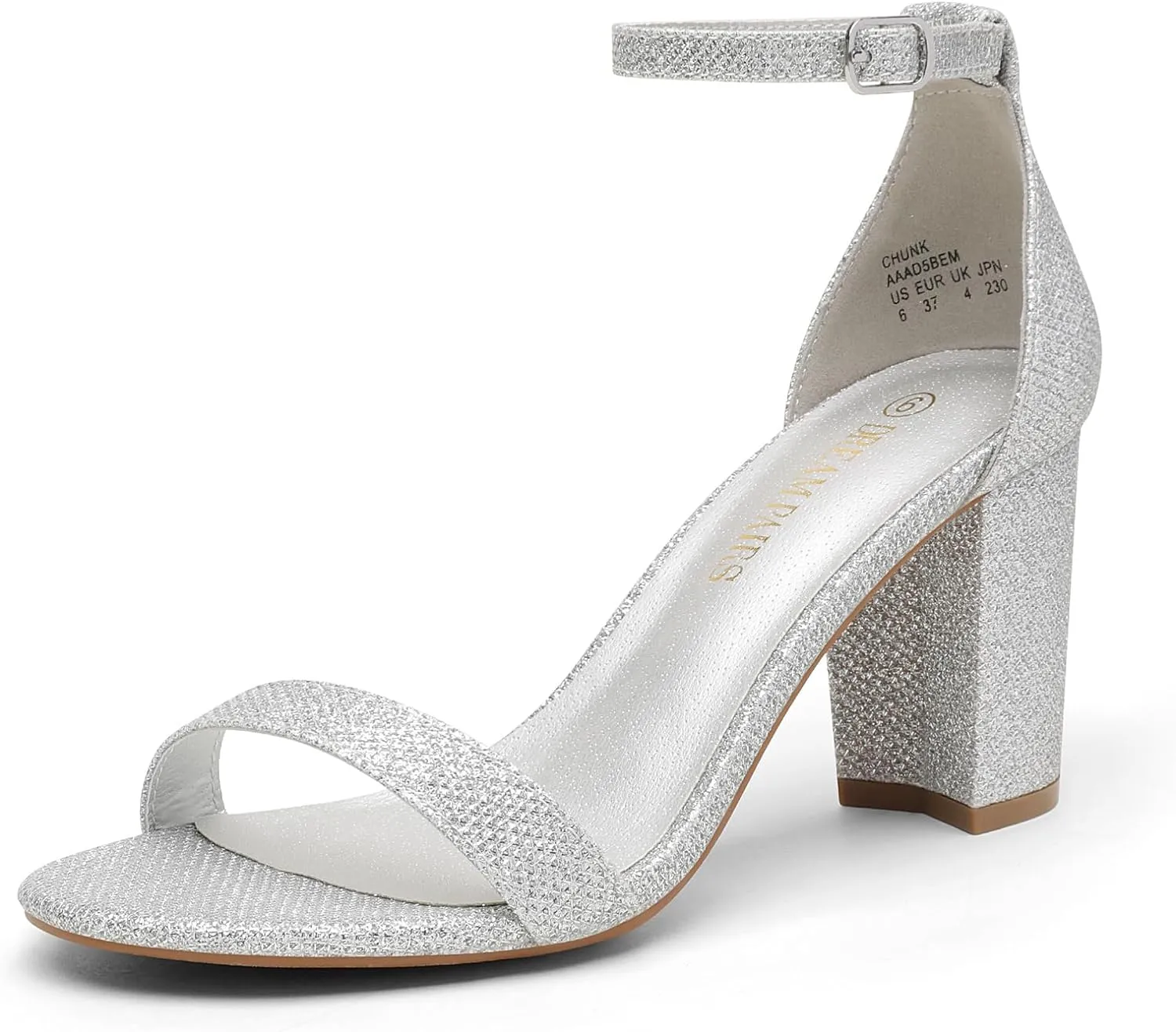 EM Women's Chunk Low Heel Pump