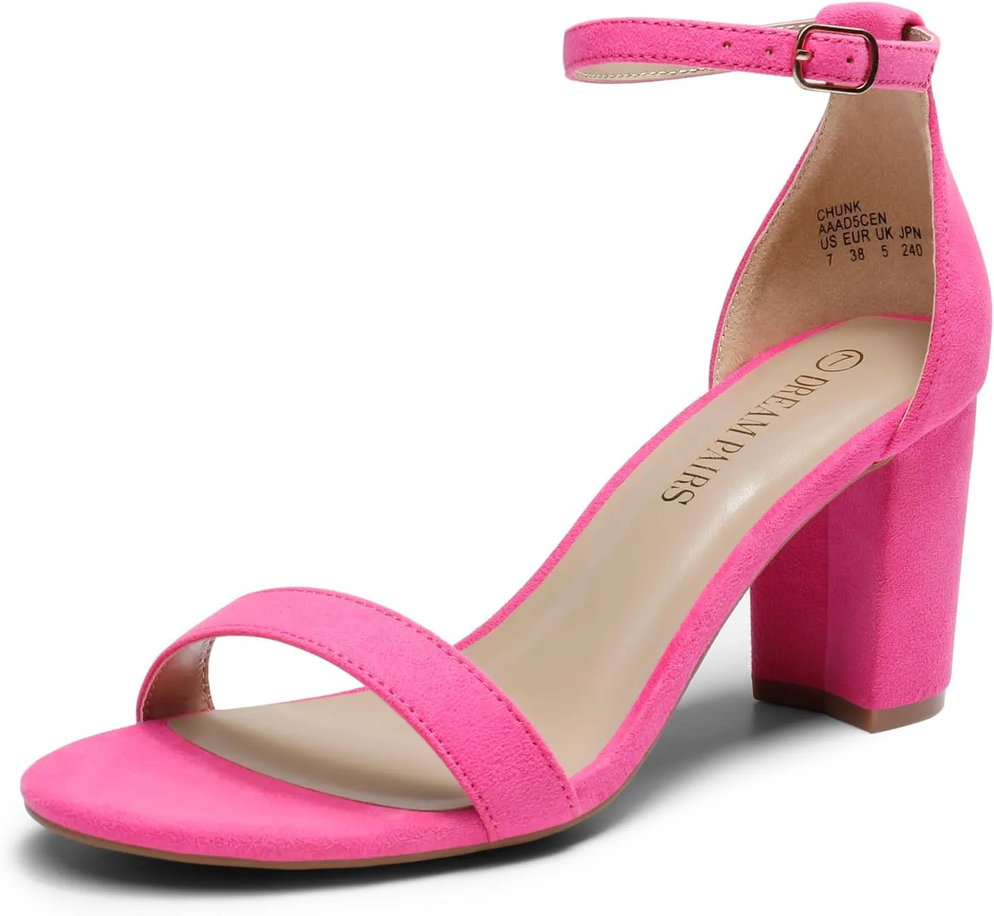 EM Women's Chunk Low Heel Pump