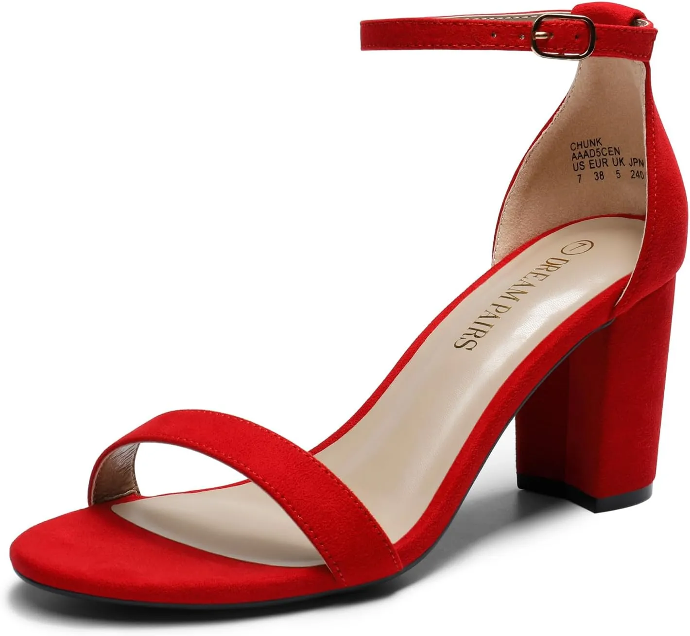 EM Women's Chunk Low Heel Pump