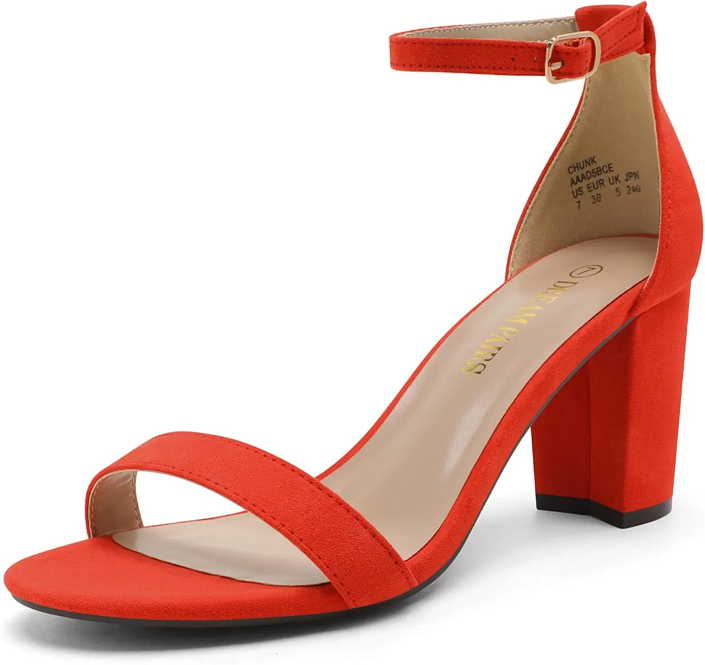 EM Women's Chunk Low Heel Pump