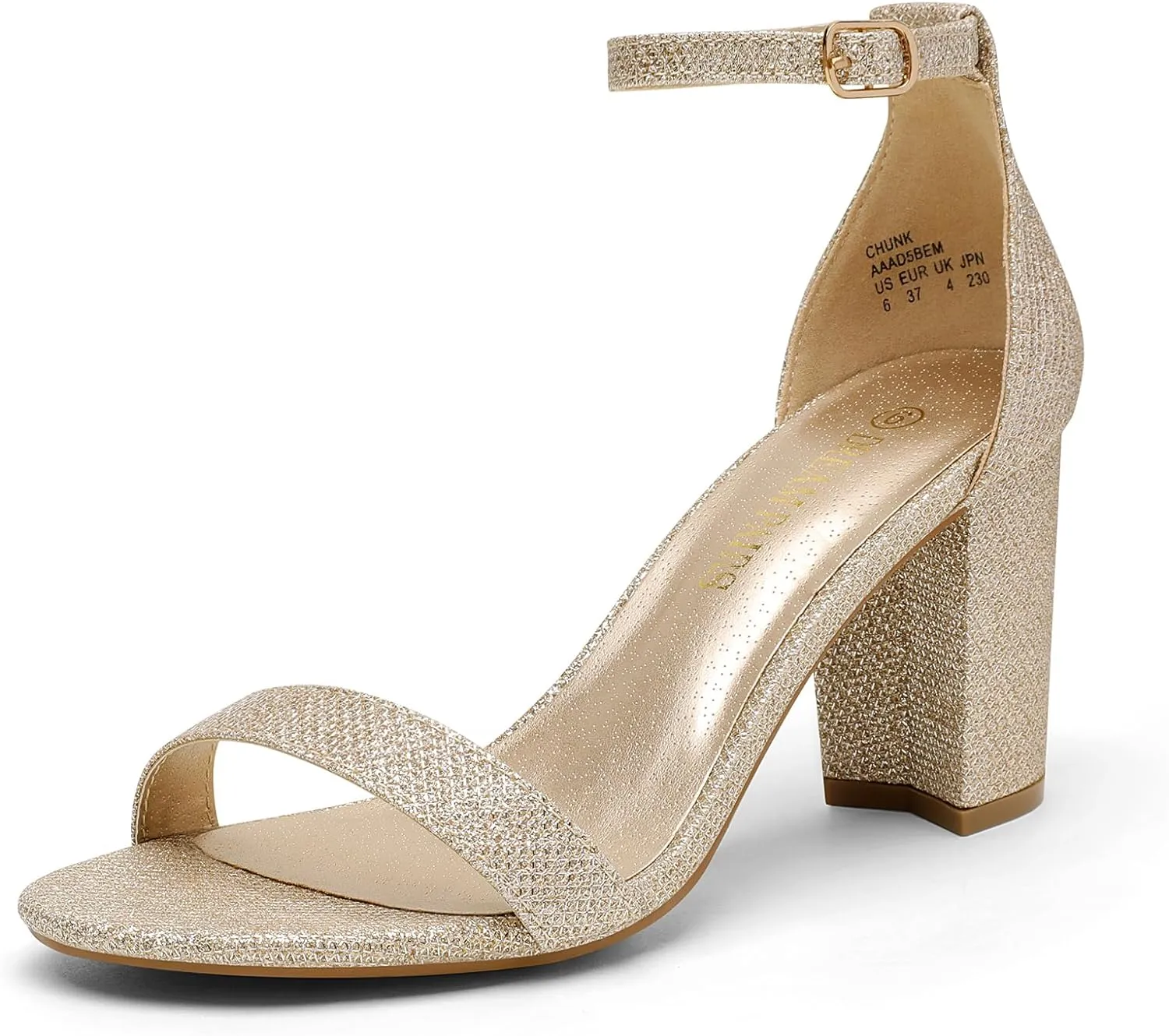 EM Women's Chunk Low Heel Pump