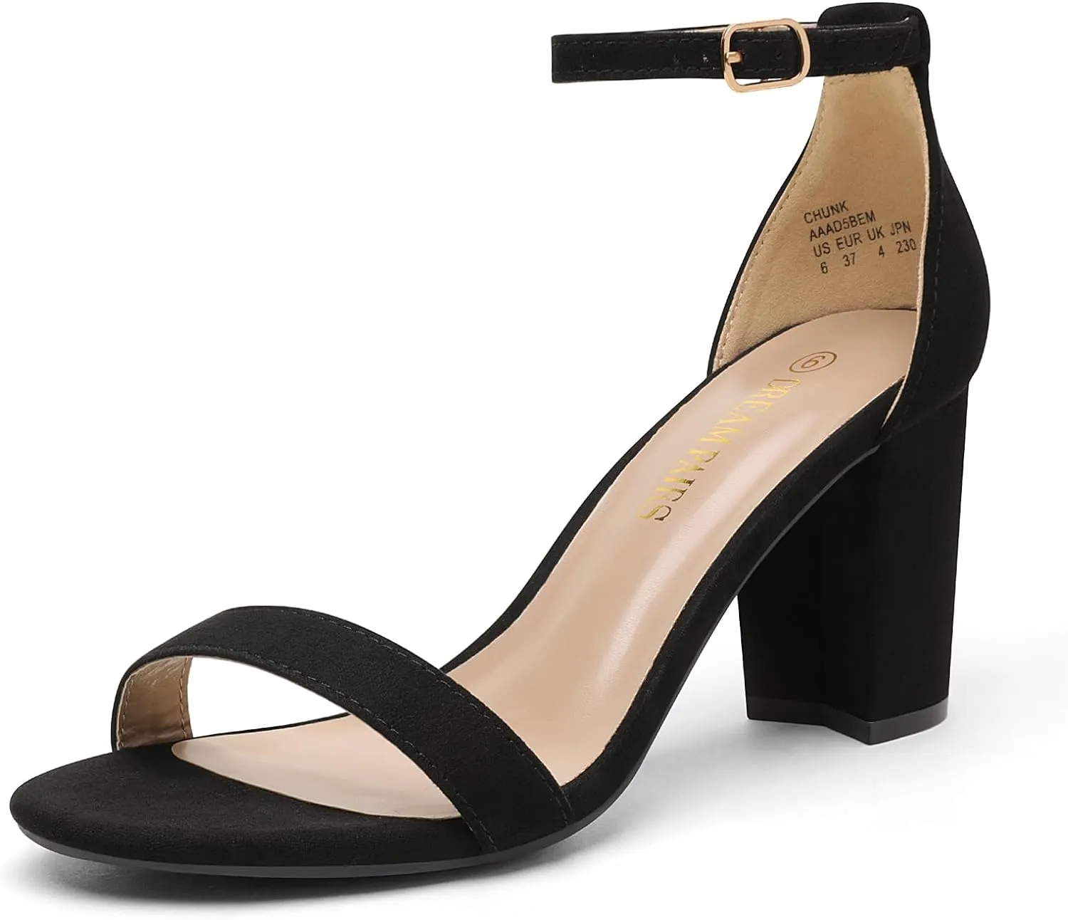 EM Women's Chunk Low Heel Pump