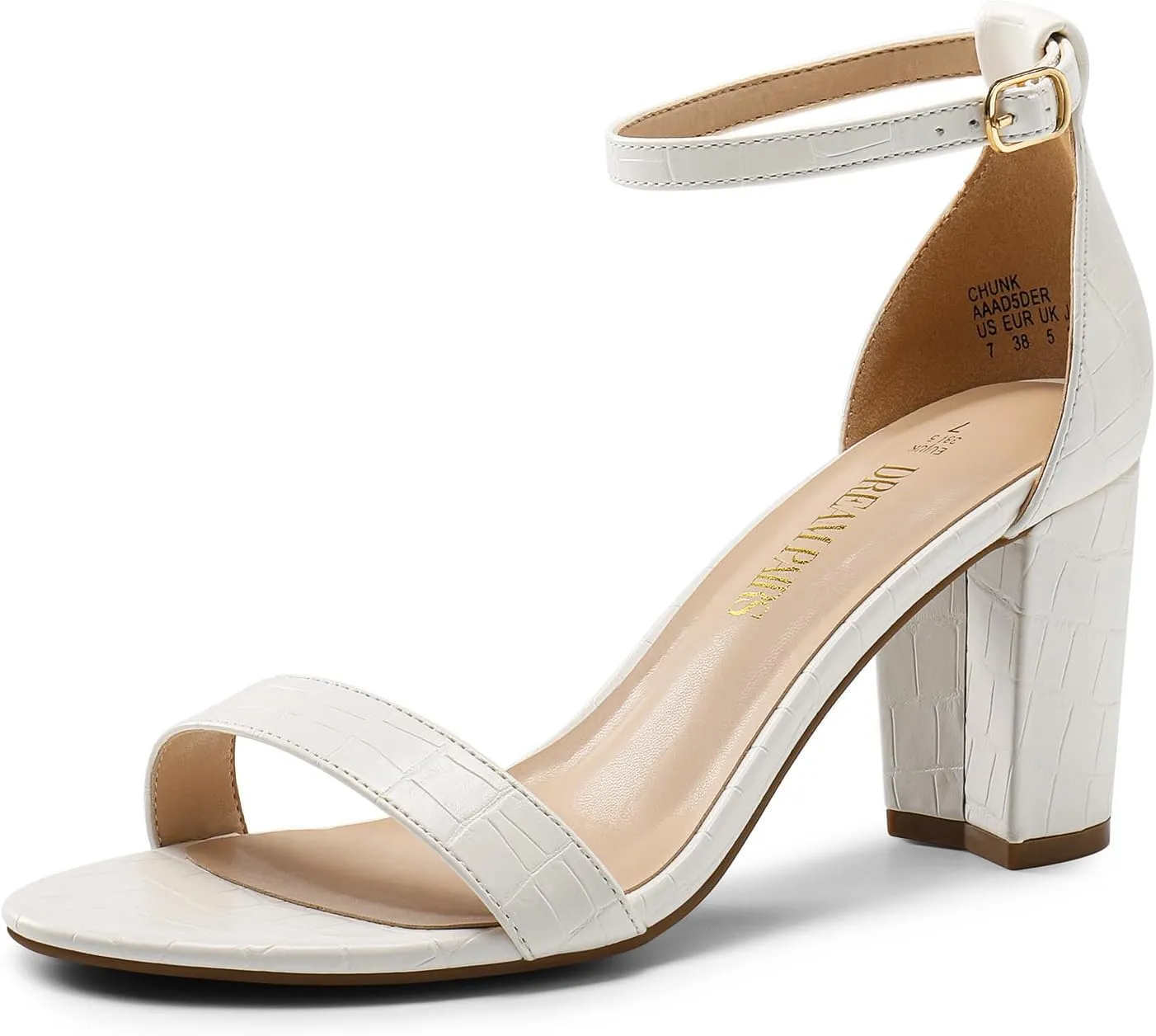 EM Women's Chunk Low Heel Pump