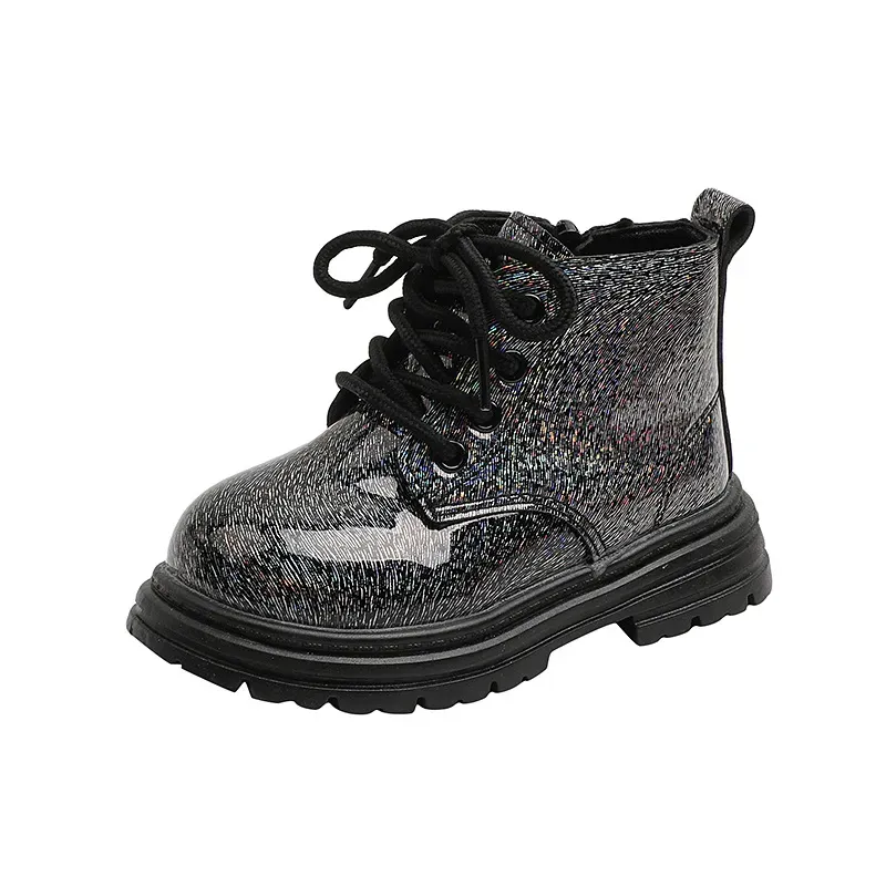 Glittery Combat Boots
