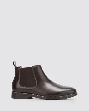HANGER DRESS BOOTS COGNAC LEATHER