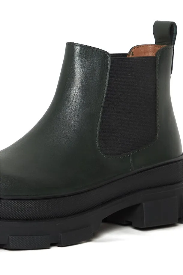 Ichi Women's Jemma Leather Chelsea Ankle Boot-Duffel Bag