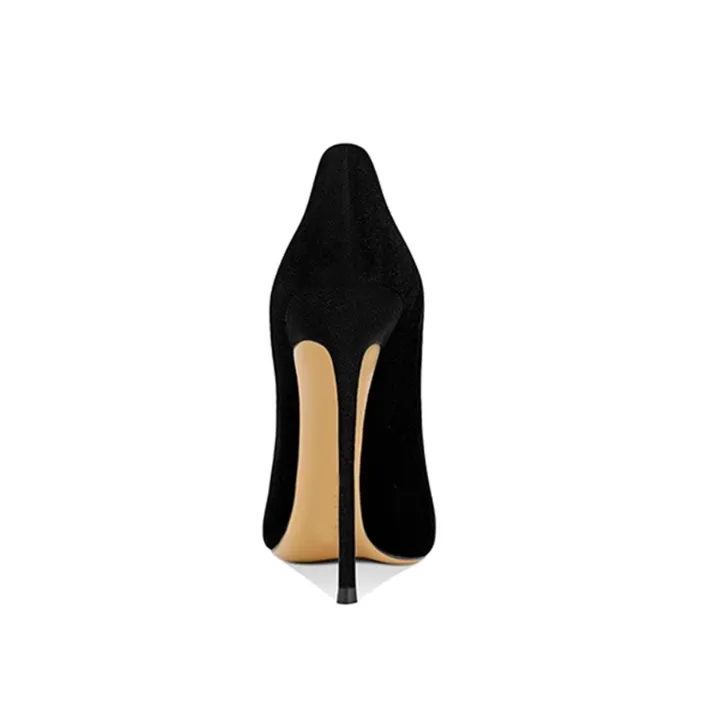 JANUH Diamante Buckled High Heel Pumps - 10cm