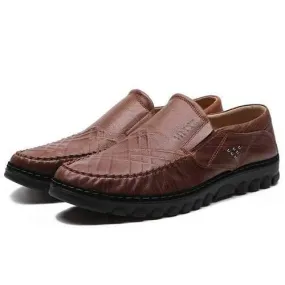 Men Microfiber Fabric Slip On Casual Shoes