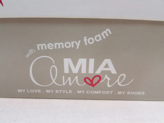 Mia Amore "Alison" Rust Textured Slip on Flats