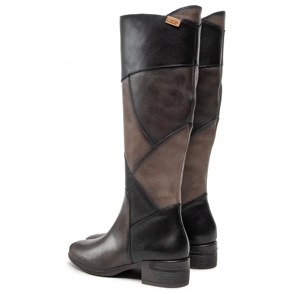 Pikolinos Malaga Calfskin Leather Women's Zip Up Knee High Boots