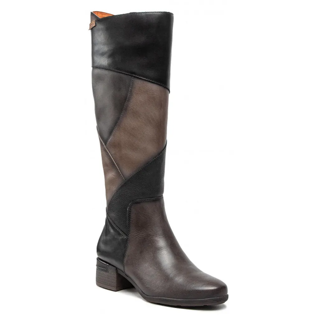 Pikolinos Malaga Calfskin Leather Women's Zip Up Knee High Boots