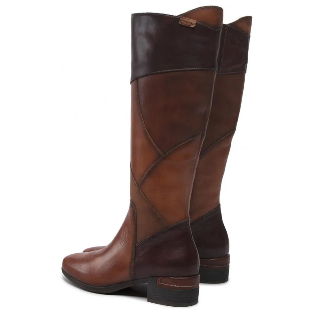 Pikolinos Malaga Calfskin Leather Women's Zip Up Knee High Boots