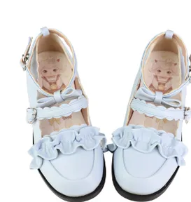 Sheep Puff~Kawaii Lolita Shoes Multicolors