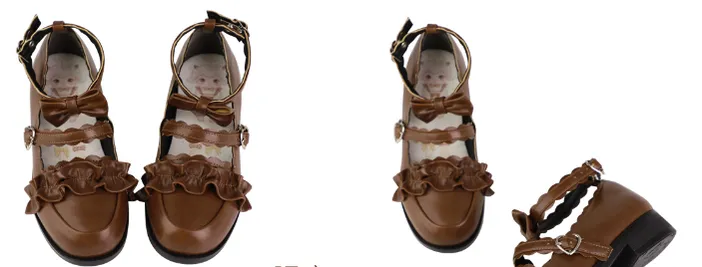 Sheep Puff~Kawaii Lolita Shoes Multicolors